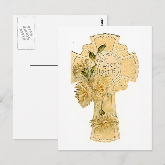 Er lebt je postkarte (Vorne/Hinten)