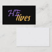 ER lebt Visitenkarten Visitenkarte (Vorne/Hinten)