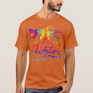 Er leitet mich neben stillen Gewässern, TieDye Psa T-Shirt