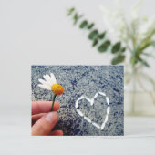 Er Liebe mich Postkarte (Stehend Vorderseite)
