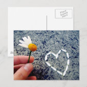 Er Liebe mich Postkarte (Vorne/Hinten)