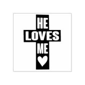 Er Liebe mir Liebe wie Jesus Zitate Gospel Grafik Gummistempel (Prägung)
