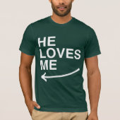 Er Lieben ich (verlassen) - .png T-Shirt (Vorderseite)