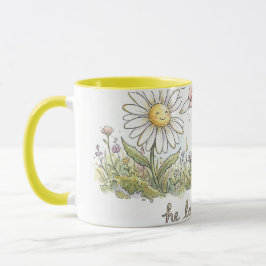 Er liebt mich - Daisy Liebt mich nicht Whimsical C Tasse