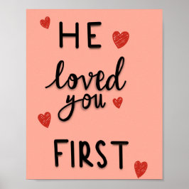Er liebte dich zuerst poster
