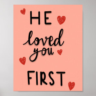 Er liebte dich zuerst poster