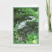 Er liebte es, durch die Wälder zu wandern, die Sym Karte (Vorderseite)