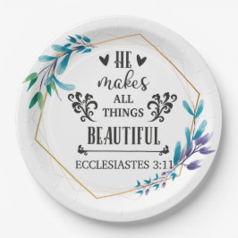 Er macht alles schön pappteller