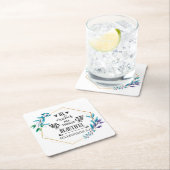 Er macht alles schön rechteckiger pappuntersetzer (Vor Ort)