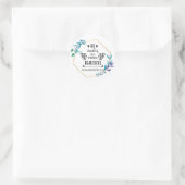 Er macht alles schön runder aufkleber (Tasche)