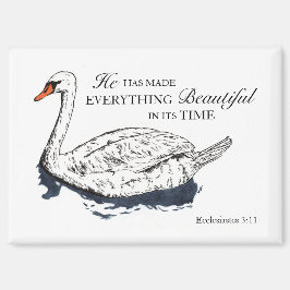 Er macht alles schöne Bibel Verse Magnet