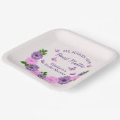 Er macht ihr Herz-Flattern-Brautparty Pappteller (Gewinkelt)