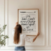 Er machte alles schön drucken poster