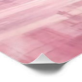 "Er machte alles schön" Wasserfarbe Sonnenuntergan Poster (Ecke)