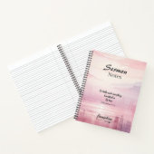 Er machte alles schöne Aquarell Sonnenuntergang Notizblock (Innenseite)