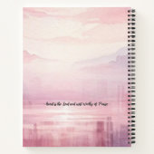 Er machte alles schöne Aquarell Sonnenuntergang Notizblock (Rückseite)