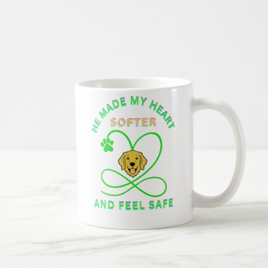 Er machte mein Herz weicher Kaffeetasse (Rechts)