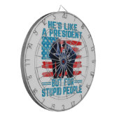 Er mag einen Präsidenten Dartscheibe (Vorderseite Links)