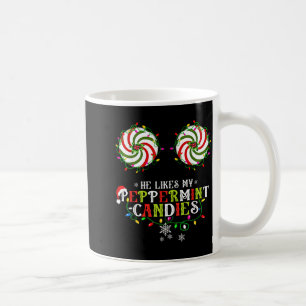 Er mag meine Pfefferminzbonbons, ich mag seinen Zu Kaffeetasse