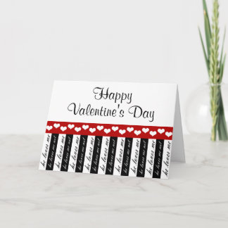 Er mir, er Liebe mich nicht am Valentinstag Feiertagskarte