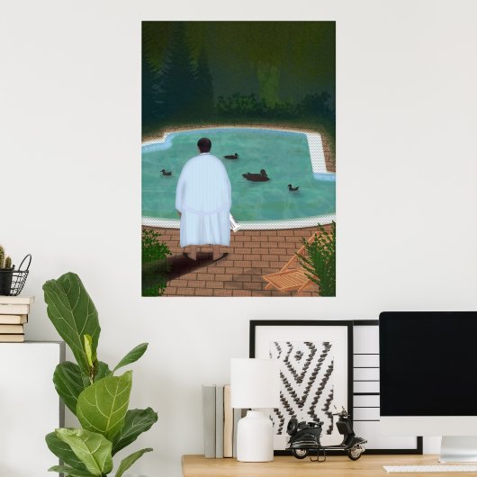 Er mit diesen Enten Poster (Heimbüro)