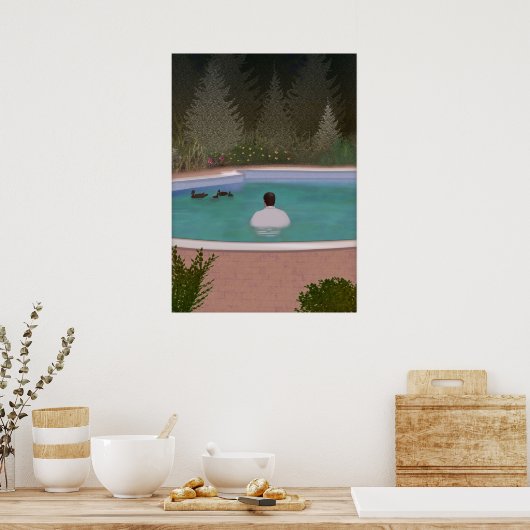 Er mit diesen Enten Poster (Küche)