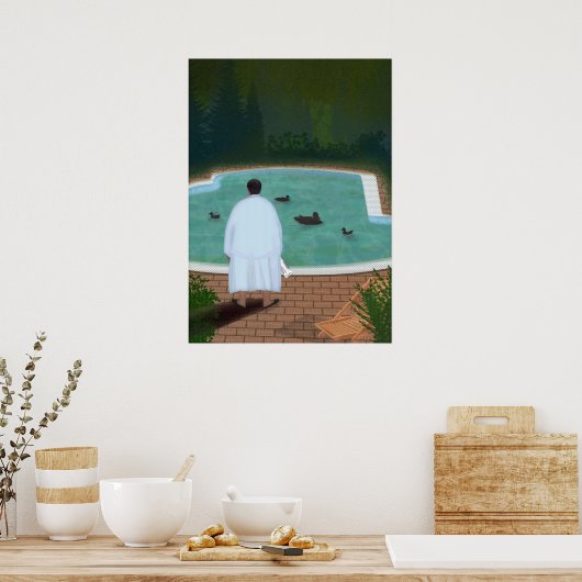 Er mit diesen Enten Poster (Küche)