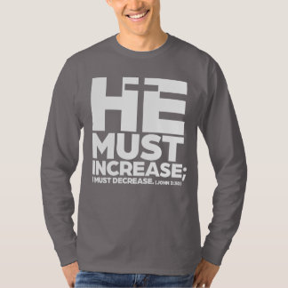 Er muss steigen (weiß) T-Shirt