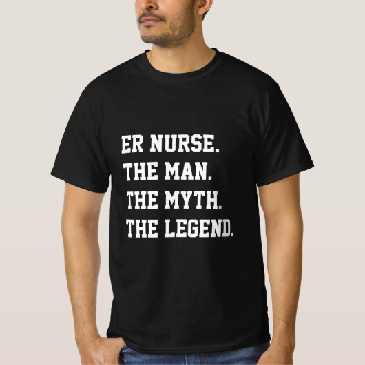 Er nährt den Mann, den Mythos, den legendären T -  T-Shirt (Vorderseite)