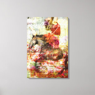 Er nennt mich Freund Leinwanddruck