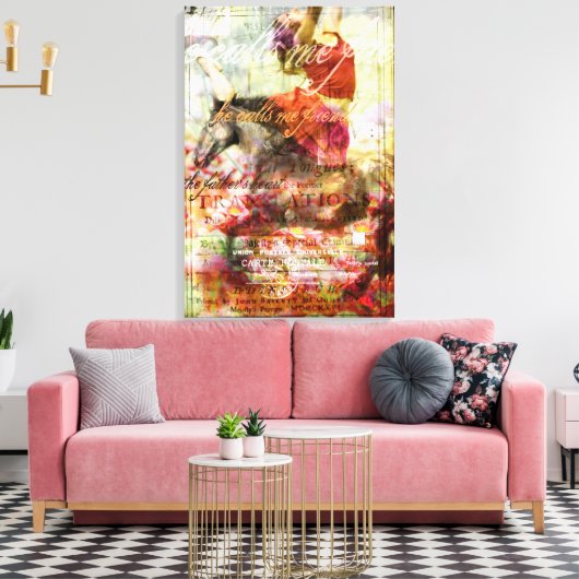 Er nennt mich Freund Leinwanddruck (Insitu (Wohnzimmer))