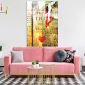 Er nennt mich geliebt leinwanddruck (Insitu (Wohnzimmer))