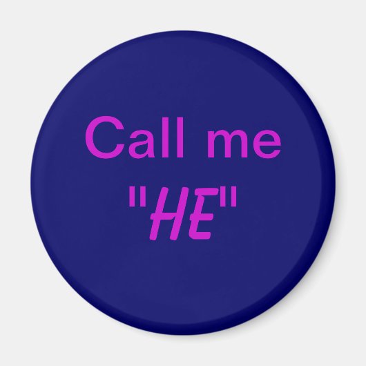 Er nennt mich magnet (Vorne)