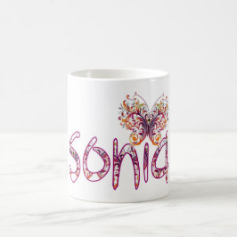 Er nennt Sonia Kaffeetasse