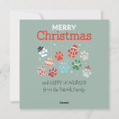 Er nimm, wenn du schlecht oder gut Weihnachten gew (Rückseite)