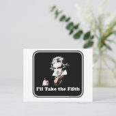 Er nimmt den fünften Platz! Postkarte (Stehend Vorderseite)