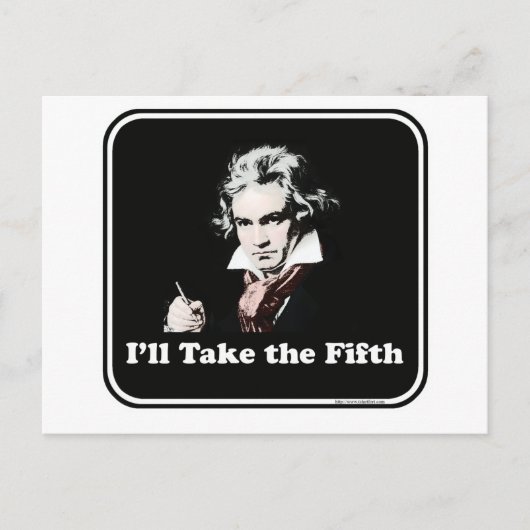 Er nimmt den fünften Platz! Postkarte (Vorderseite)