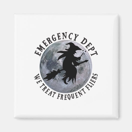 Er NurHalloween Emergency Room Dept Nurse Tech Magnet (Vorne)