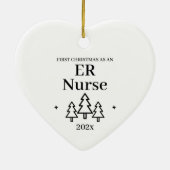 ER Nurse 2024 Erster Weihnachtsschmuck (Hinten)