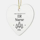 ER Nurse 2024 Erster Weihnachtsschmuck (Links)