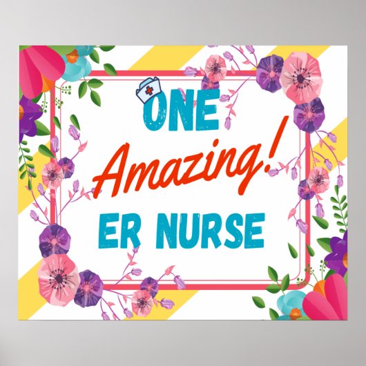 ER Nurse Appreciation Geschenk Idee Poster (Vorne)
