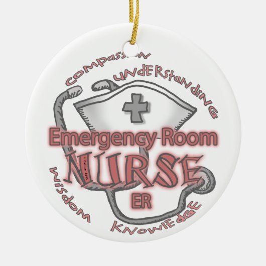 ER Nurse Axiom Keramikornament (Vorne)