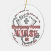 ER Nurse Axiom Keramikornament (Links)