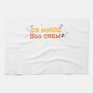 ER Nurse Boo Crew Emergency Room Nurbreak Hallowee Geschirrtuch