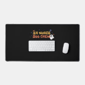 ER Nurse Boo Crew Emergency Room Nurbreak Hallowee Schreibtischunterlage (Tastatur & Maus)