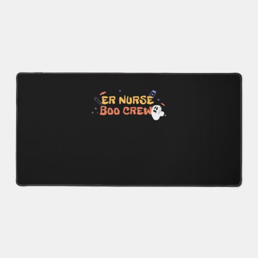 ER Nurse Boo Crew Emergency Room Nurbreak Hallowee Schreibtischunterlage (Vorderseite)