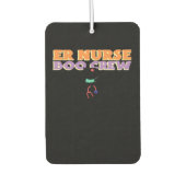 ER Nurse Boo Crew Emergency Room Nurse Halloween C Autolufterfrischer (Vorderseite)