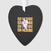 ER Nurse Boo Crew Emergency Room Nurse Halloween C Ornament (Vorderseite)