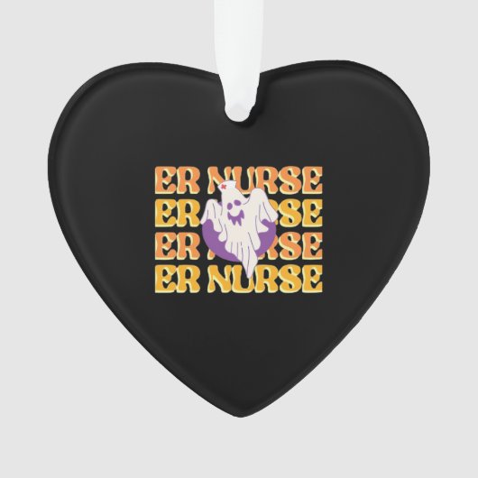 ER Nurse Boo Crew Emergency Room Nurse Halloween C Ornament (Vorderseite)