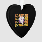 ER Nurse Boo Crew Emergency Room Nurse Halloween C Ornament (Vorderseite)